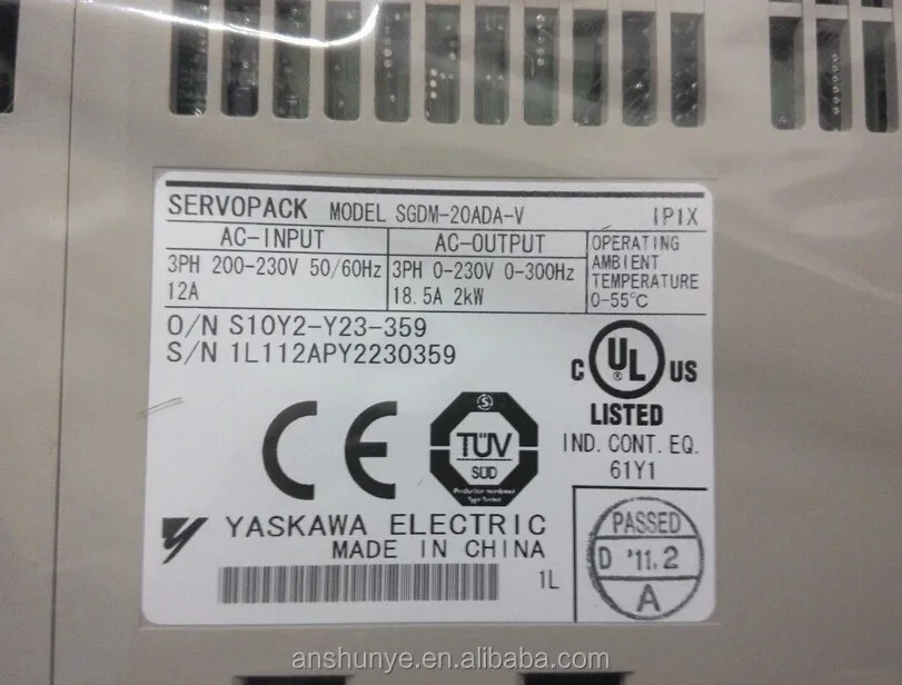 BRAND NEW ORIGINAL YASKAWA SERVOPACK SGDM-20ADA-V SERVO DRIVER