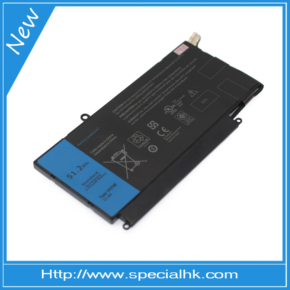 VH748 52WH 11.1V replacement laptop battery for dell Vostro 5460 5470 5560 Series Notebook