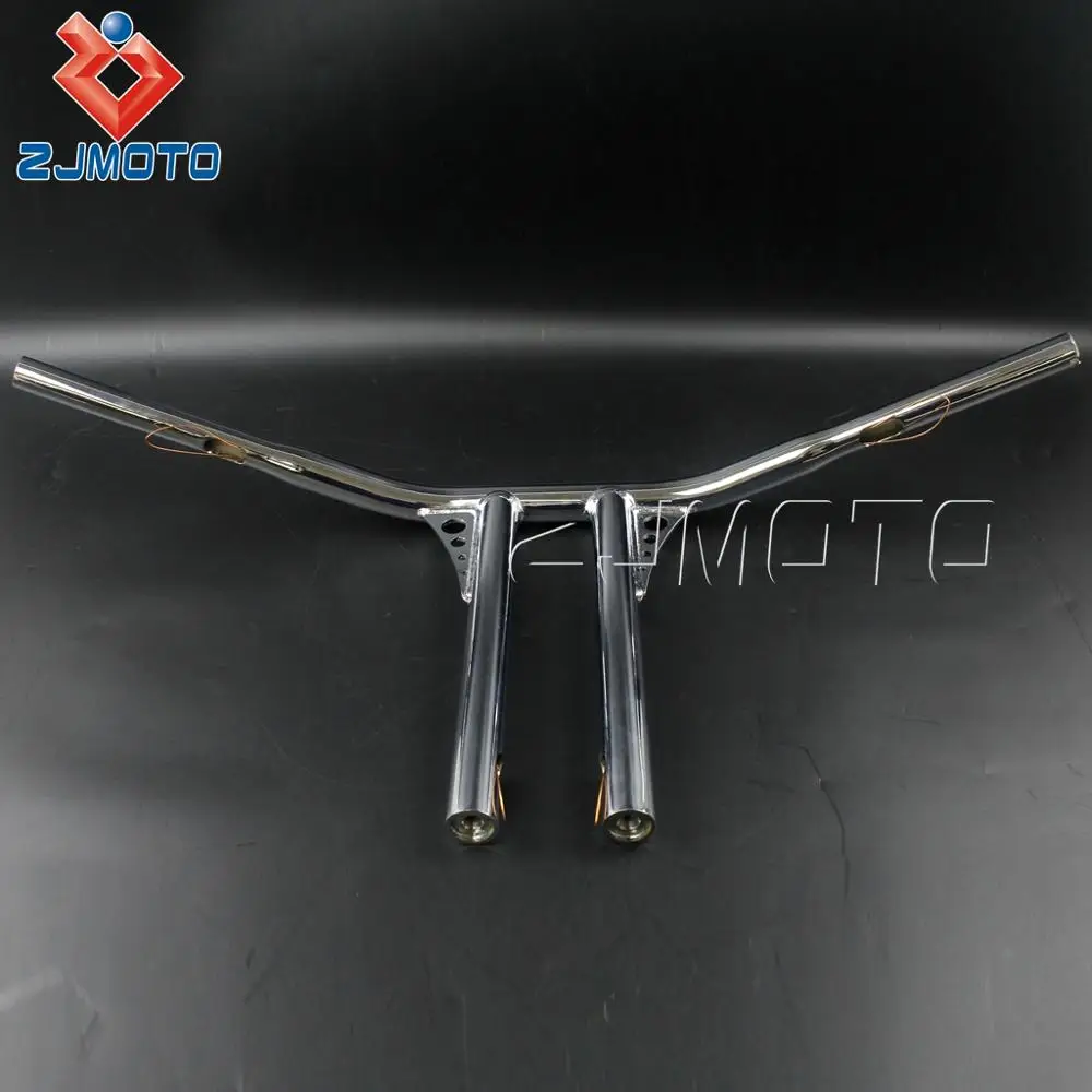1 inch Motorcycle Handle Bar 14 Inch  T Bar Handlebar For Harley Harley Davidson FLST  Sportster XL DYNA LOWRIDER 48 Sportster