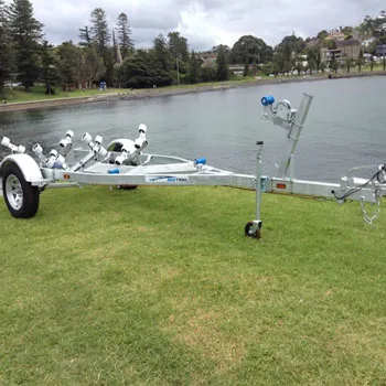 Aluminium trailer for fibreglass boats up to 5.3M