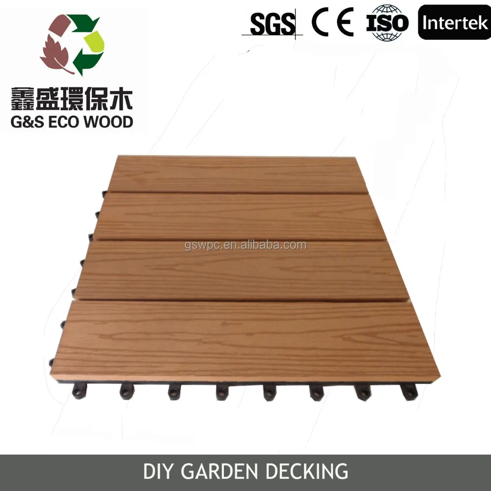 2019 high quality waterproof deck DIY wpc wood plastic composite decking floor