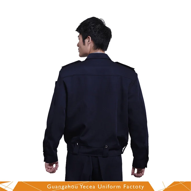 
High quality good design security guard dress/ uniform black color 