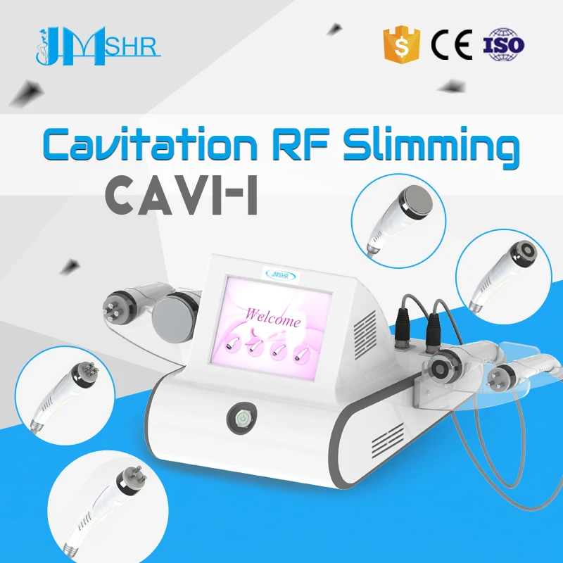 
High technology painless 40KHZ Ultrasonic RF Cavitation Slimming Machine 4 heads non-invasive treatment 