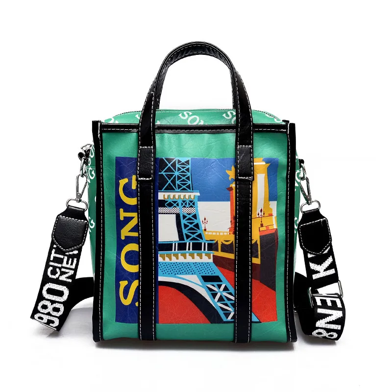 1 Piece Zhejiang Yiwu Borsetta Geanta PU Leather Young Women Ladies Girls Handbags