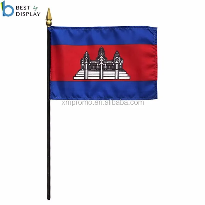 Custom wholesale South Asia country Cambodia national flag