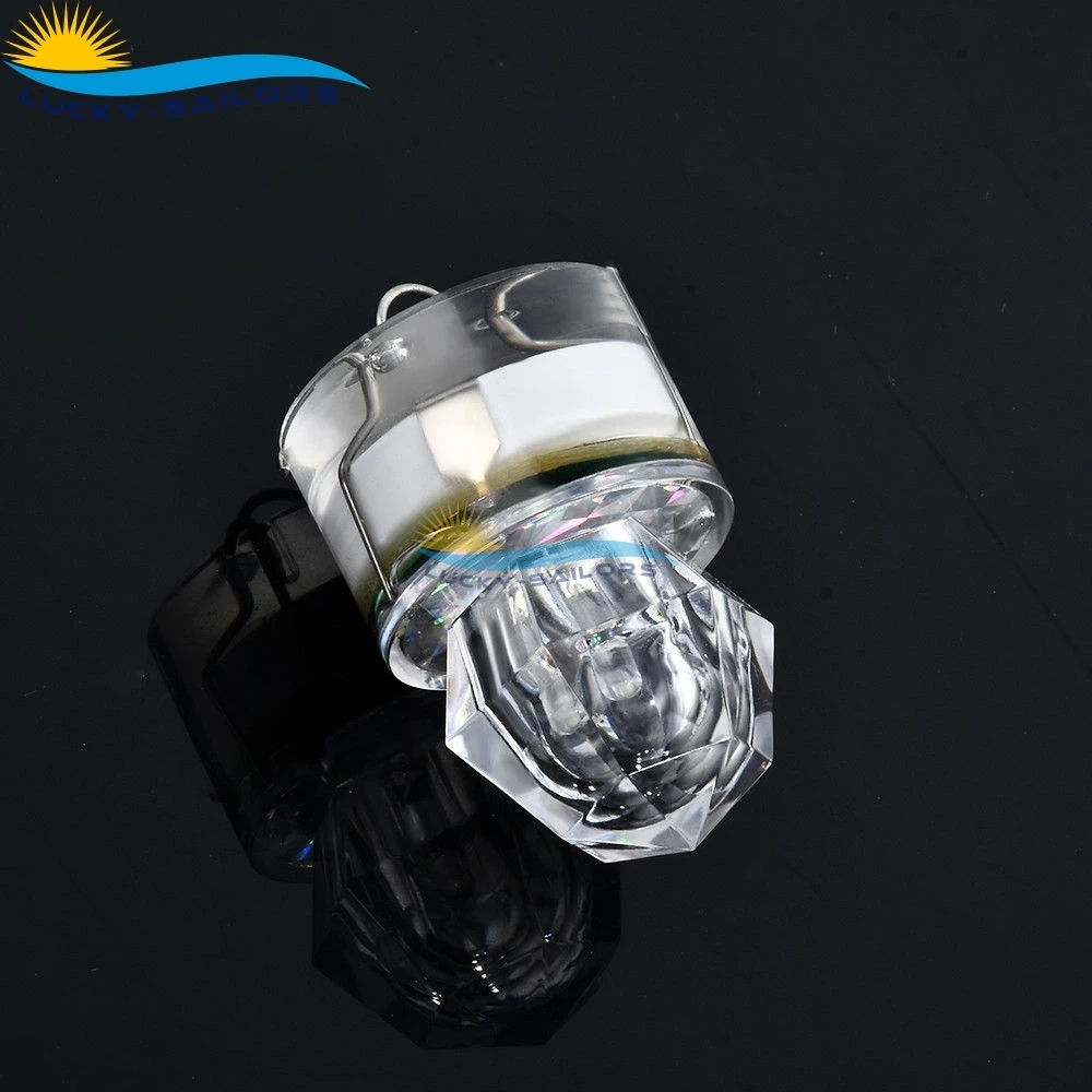 LED Underwater lozenge Fishing Flashing Light, Bait Lure light,more than 350hrs lifetime