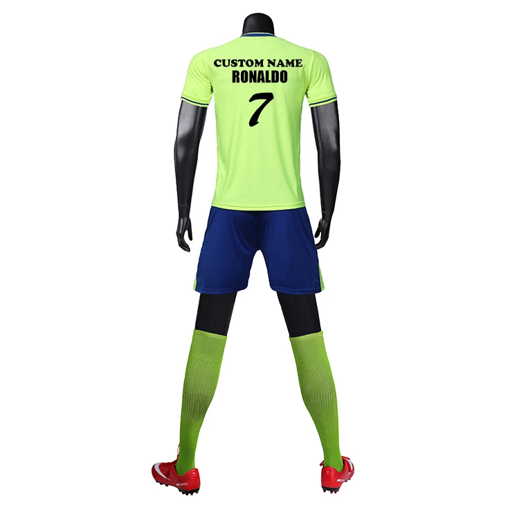 
Custom club logo soccer jersey for Men Full Team football jersey t-shirt 