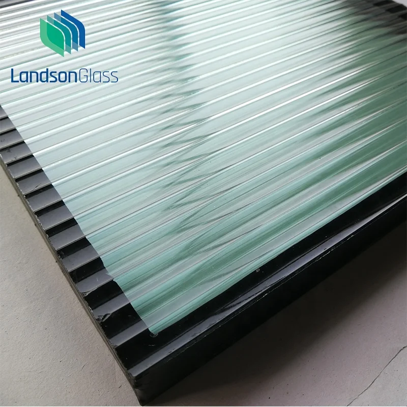 Double Glazing Glass Units-Decorative Patterned IGU Glass Supplier( MORU /NARROW REEDED )