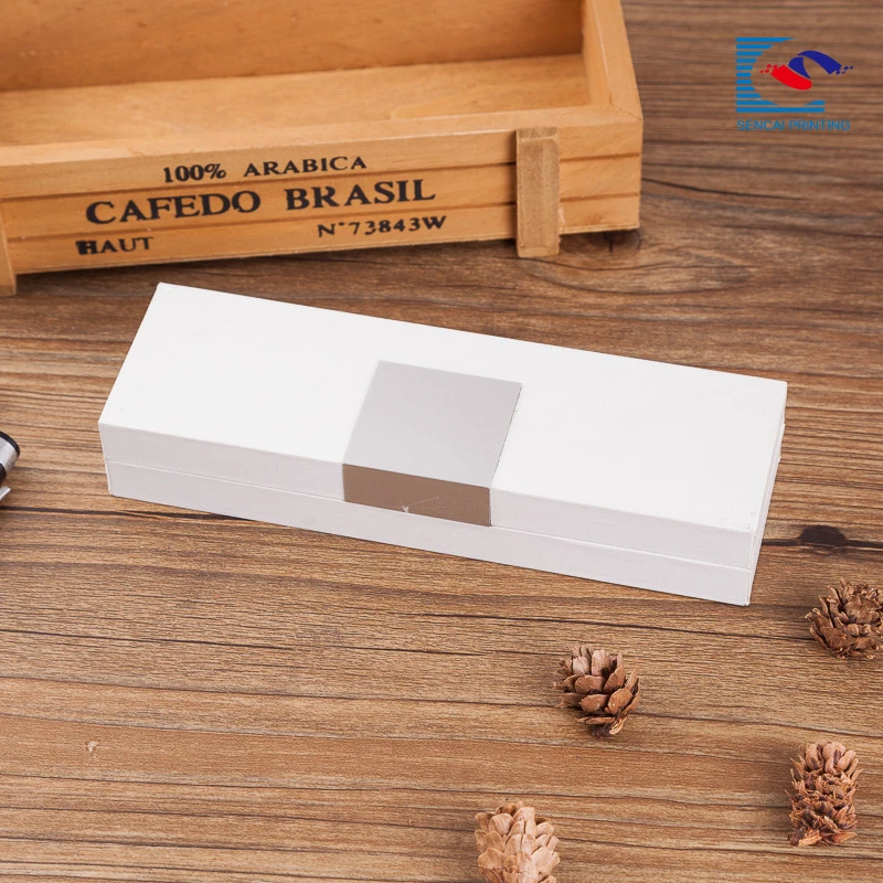 Custom printed pen book shape cardboard paper box