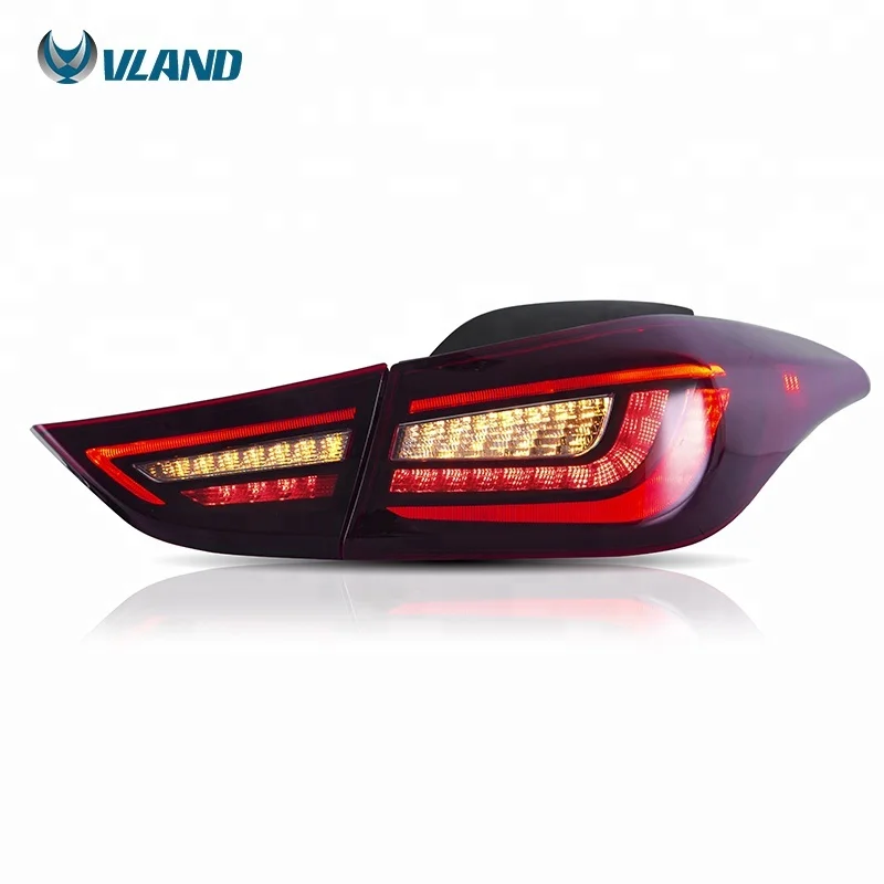 
VLAND wholesales Fifth generation Avante xd Facelift tail lamp Sequential 2012-UP led tail light FOR HYUNDAI Elantra 