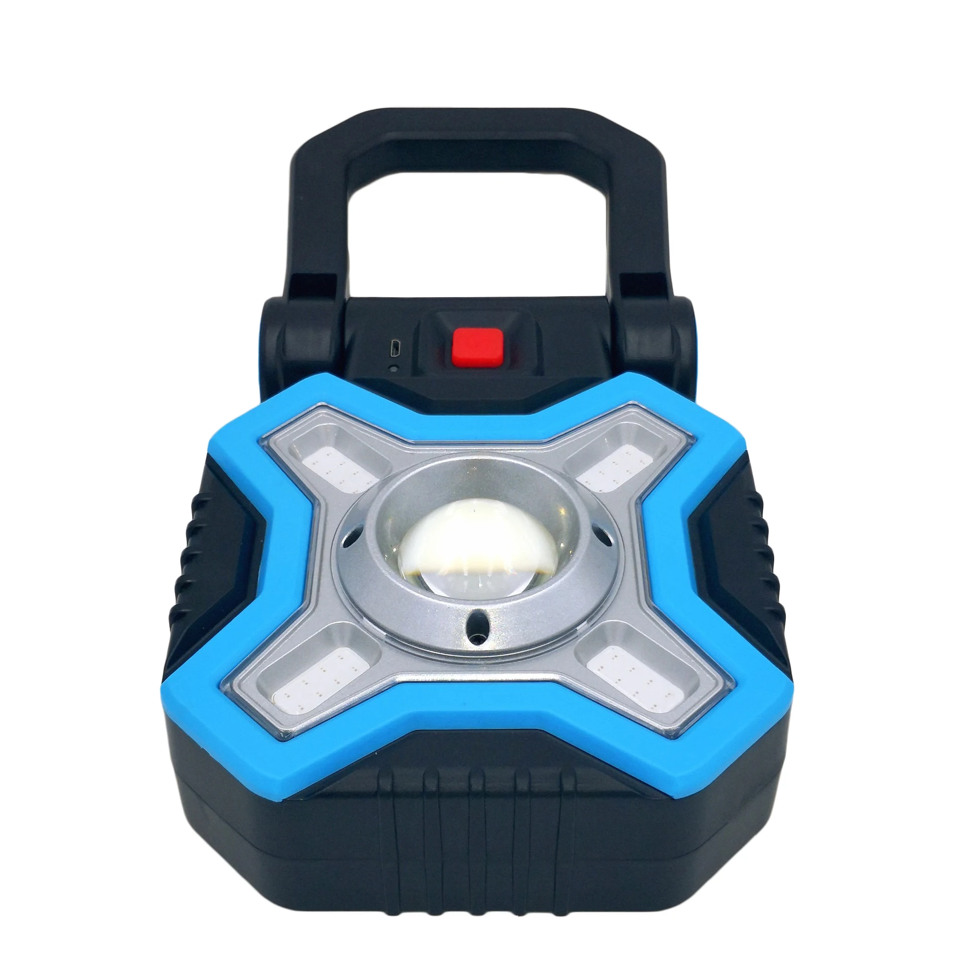 800 Lumen COB Floodlight Outdoor Warning Light Solar Powered  USB Rechargeable LED Work Lights For Car