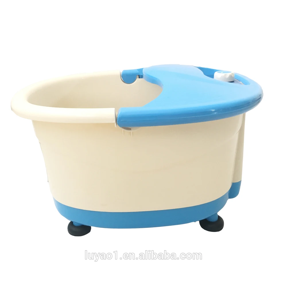 LUYAO Electric Foot Spa Bath Massager 2 in 1 Foot Bath Heated Foot Massager