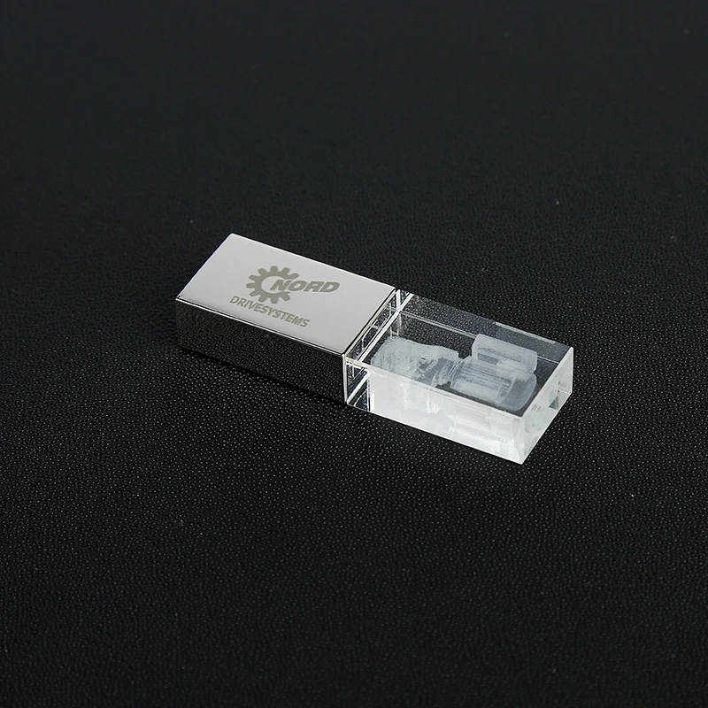 
T6028 new design Clear USB flash driver 