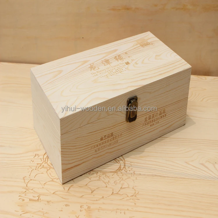 
Custom Printed/Painted Natural Wooden Tea Bag Box wooden box wooden gift box 