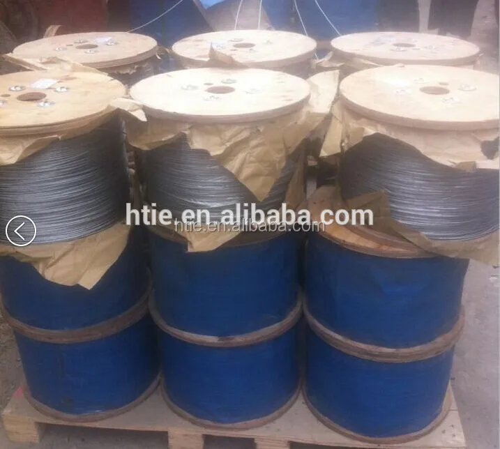  Оцинкованный стальной трос 7*19 6 мм