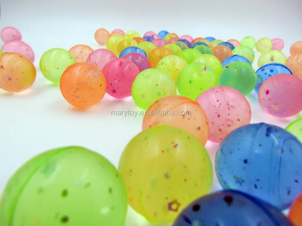 32mm Transparent Rubber Bouncing ball