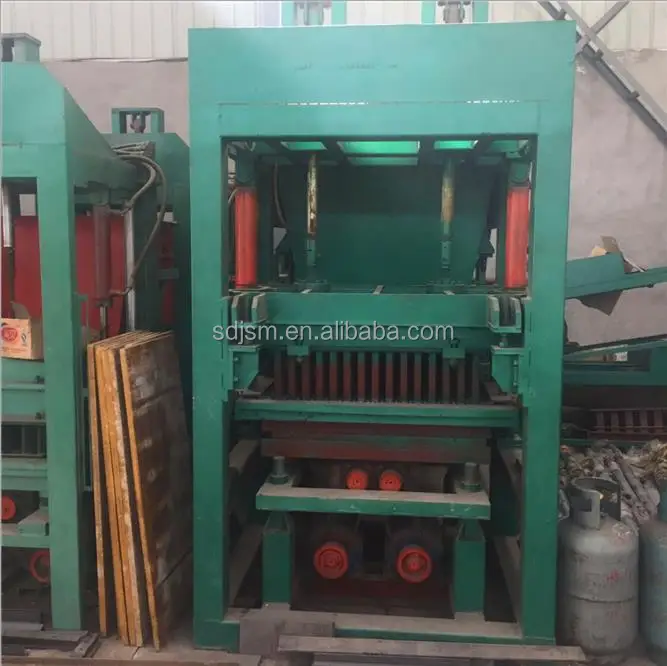 Small Production Machinery Used Interlocking Brick Machine Price Concrete Cement Block Making Machine For Sale