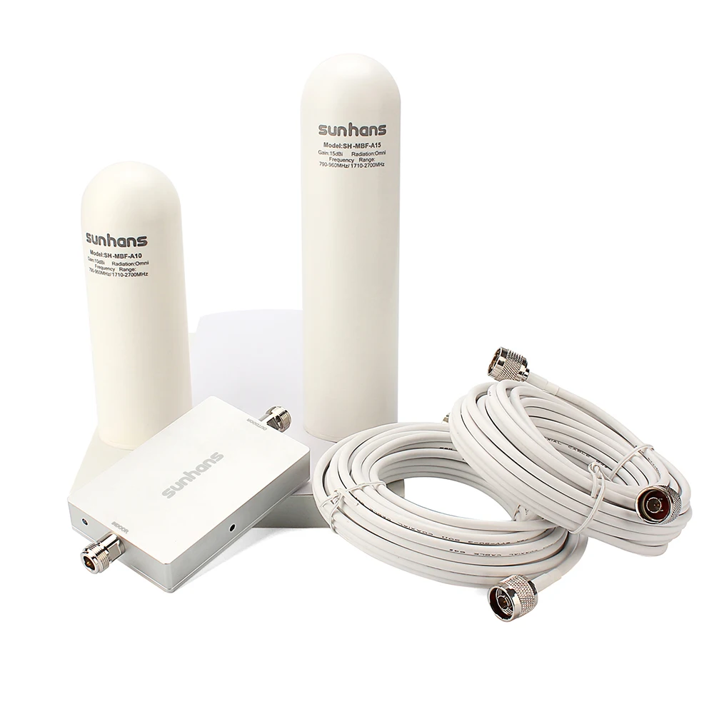 Усилитель сигнала lte Sunhans 900MHz (Band8) EGSM, мобильный ретранслятор сигнала, домашний усилитель сигнала gsm, комплект усилителей