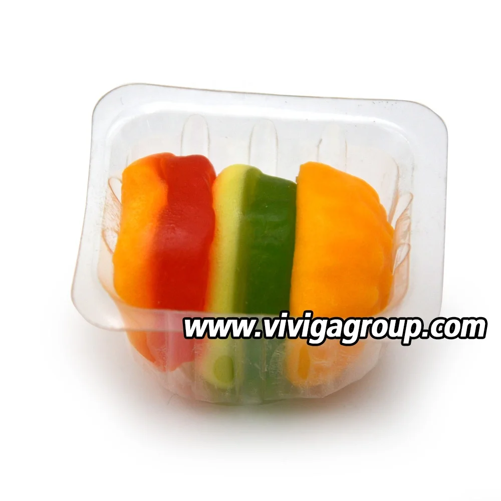 Customized wholesale private label halal burger jelly gummy candy