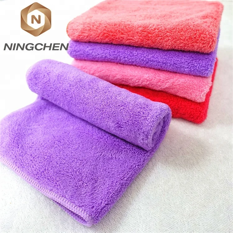 Coral fleece fabric 80% cotton 20% polyester Coral fleece fabric 80% cotton 20% polyester Plush Microfiber Car Cleaning Cloth
