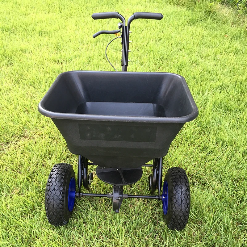 
Garden hand fertilizer spreader machine for seed and fertilizer 