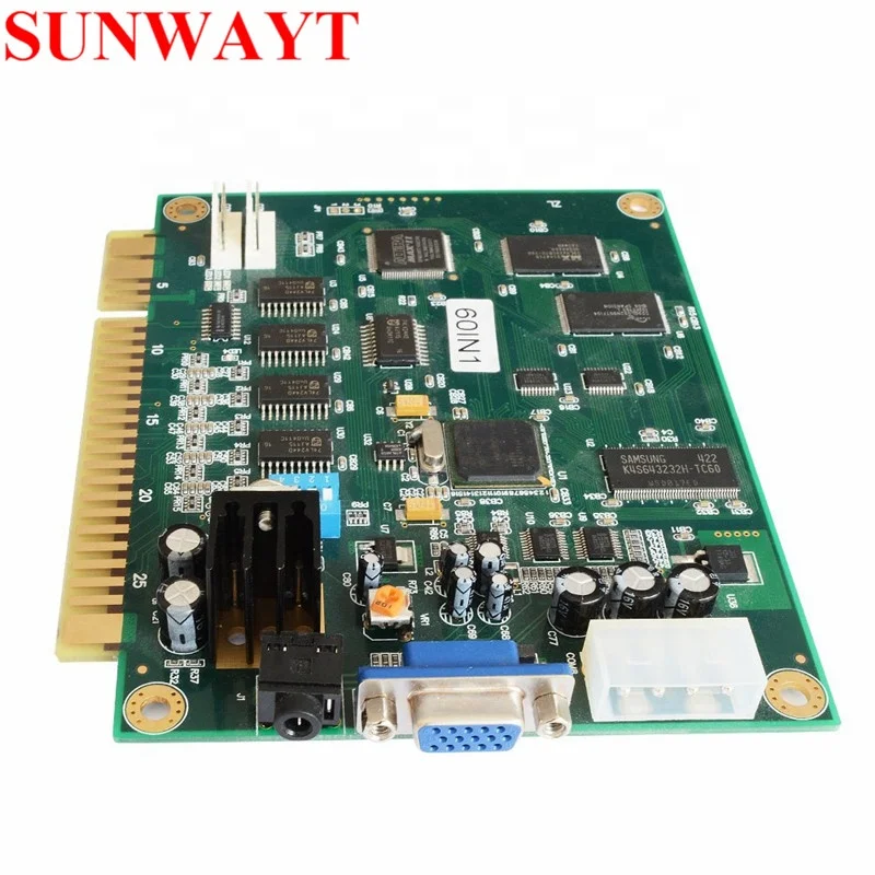 60 в 1 классическая аркадная игра PCB Jamma Multi Game Board вертикальный экран для коктейльной настольной машины игровая