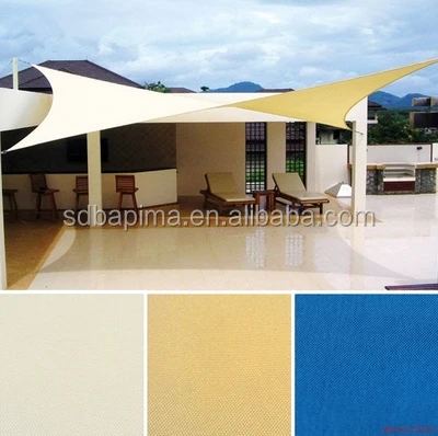 100% новый материал HDPE наружного использования козырек от Солнца Парус/ткань/сетка