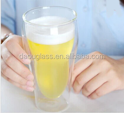 
heat resistant borosilicate beer double wall cup ,juice glass cups,wisky glass 
