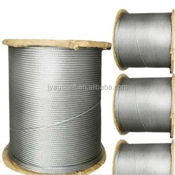 oil coated ungalvanised steel wire rope for cable car/ski lift