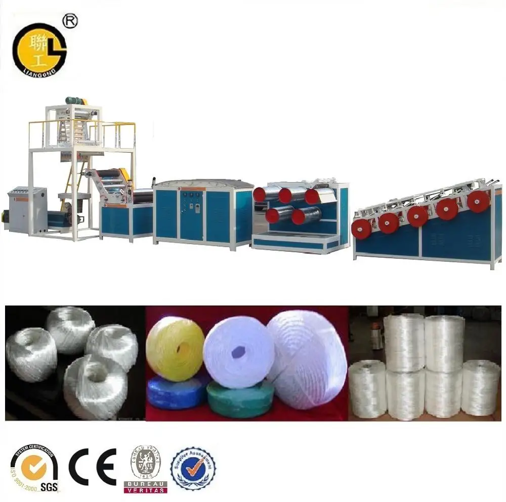 New Machine PP Split Yarn Film Machine Rope Extrusion Line