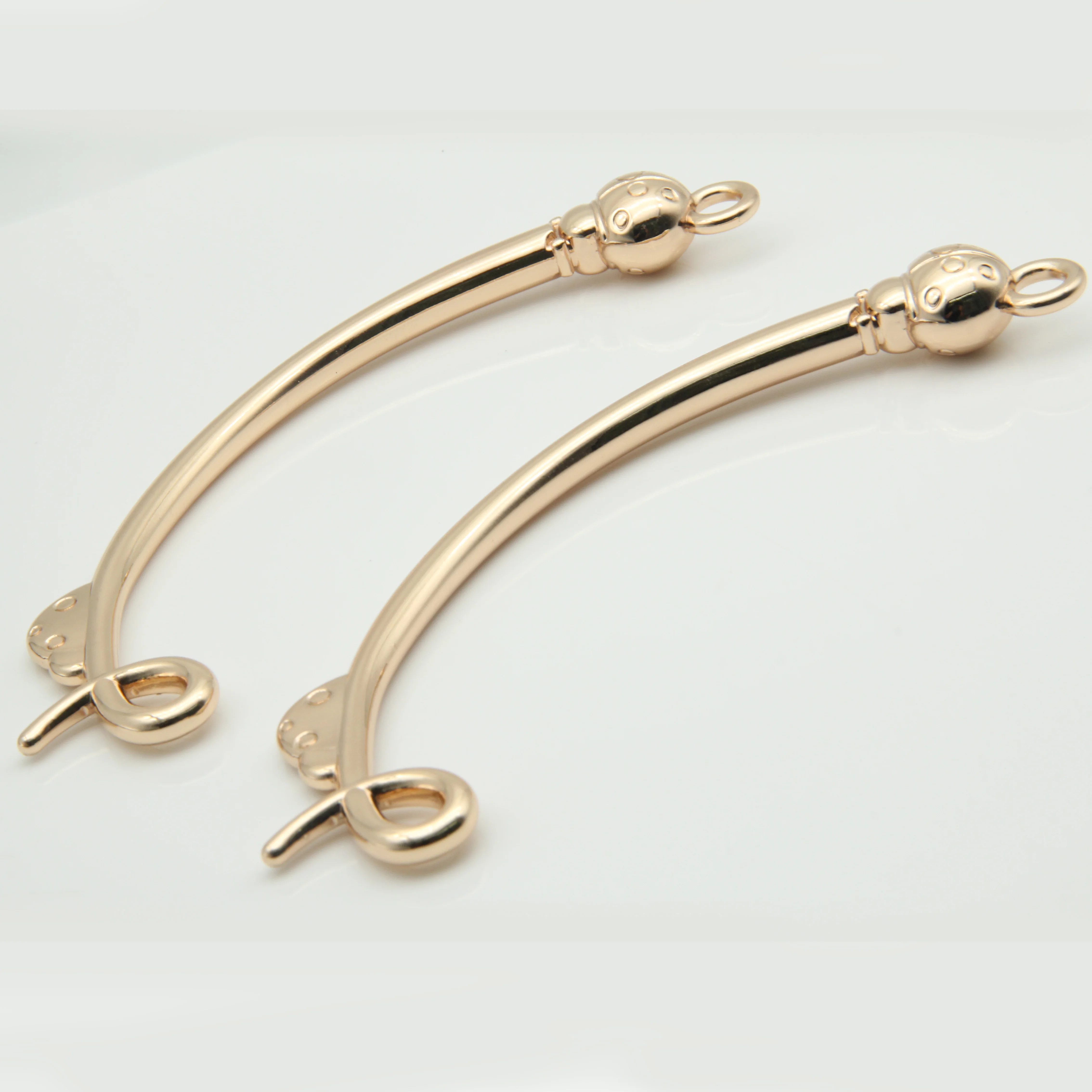 
Bulk Cheap Price Leather Bag Accessories Metal Handles Purse Handbag Alloy Parts Hardware 