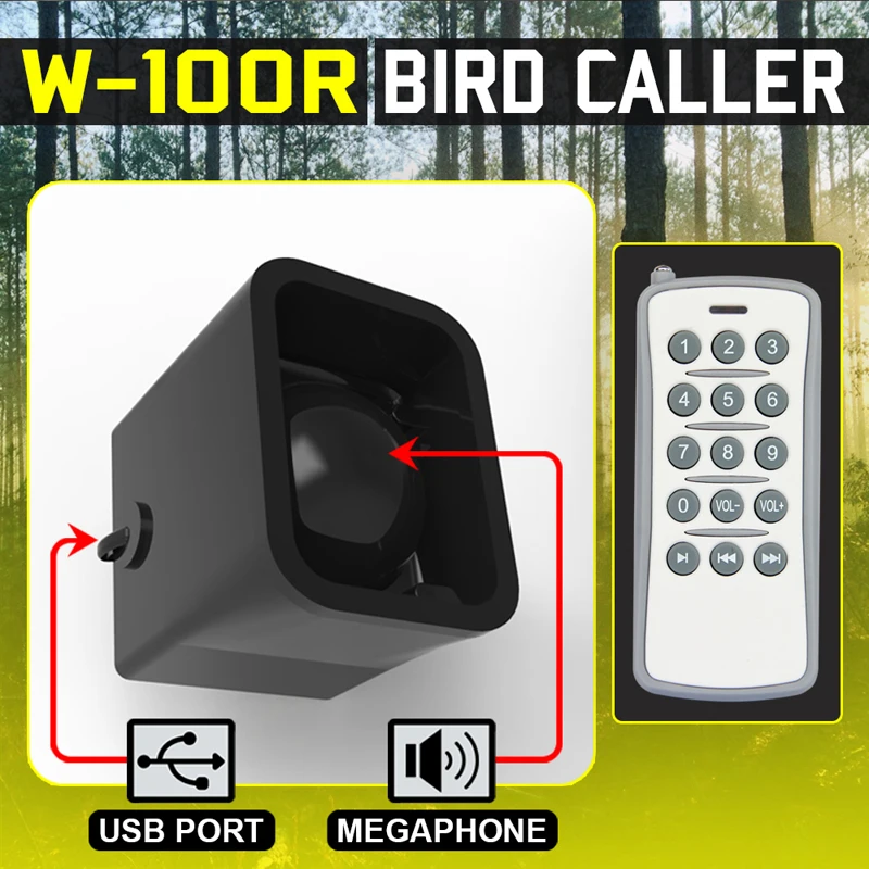 MP3 Bird Decoy with Remote Control