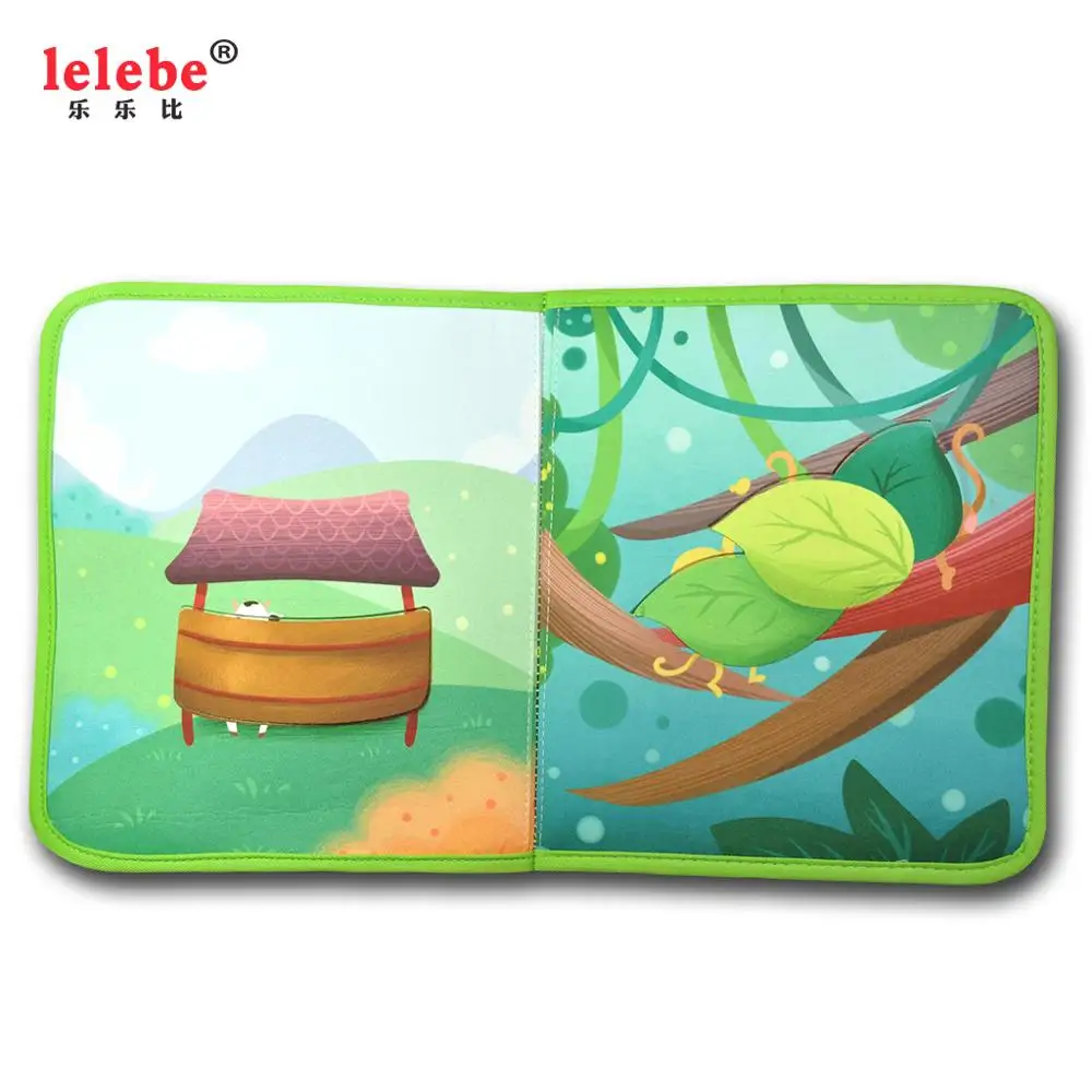 lelebe OEM wholesale manufacturer 2019 baby gift brain  stem organic kids educational toys cloth books with other toys & hobbies
