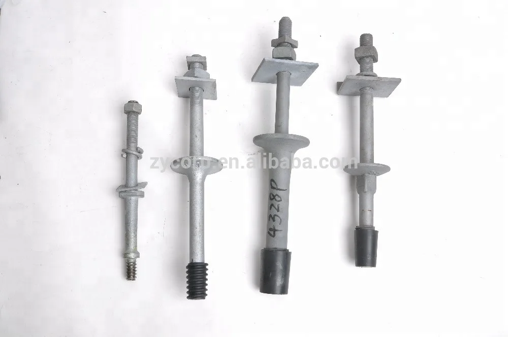 
steel pin with lead head nylon head insulator pins 