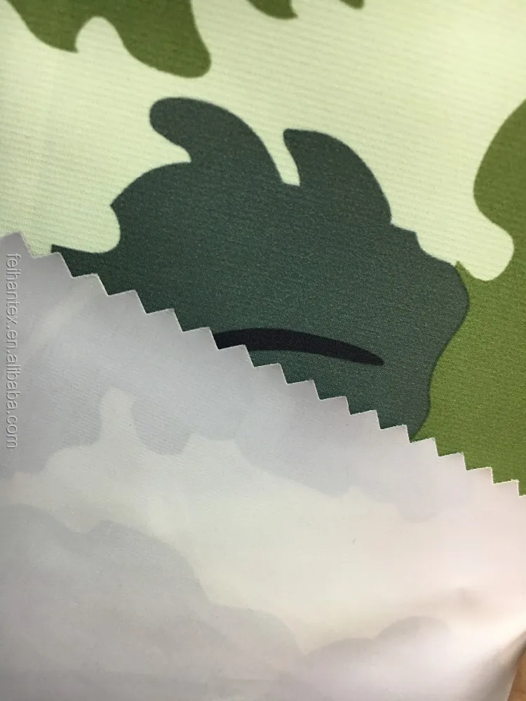 Factory straight hair 100% polyester pongee spinning with PU coating waterproof fabrics