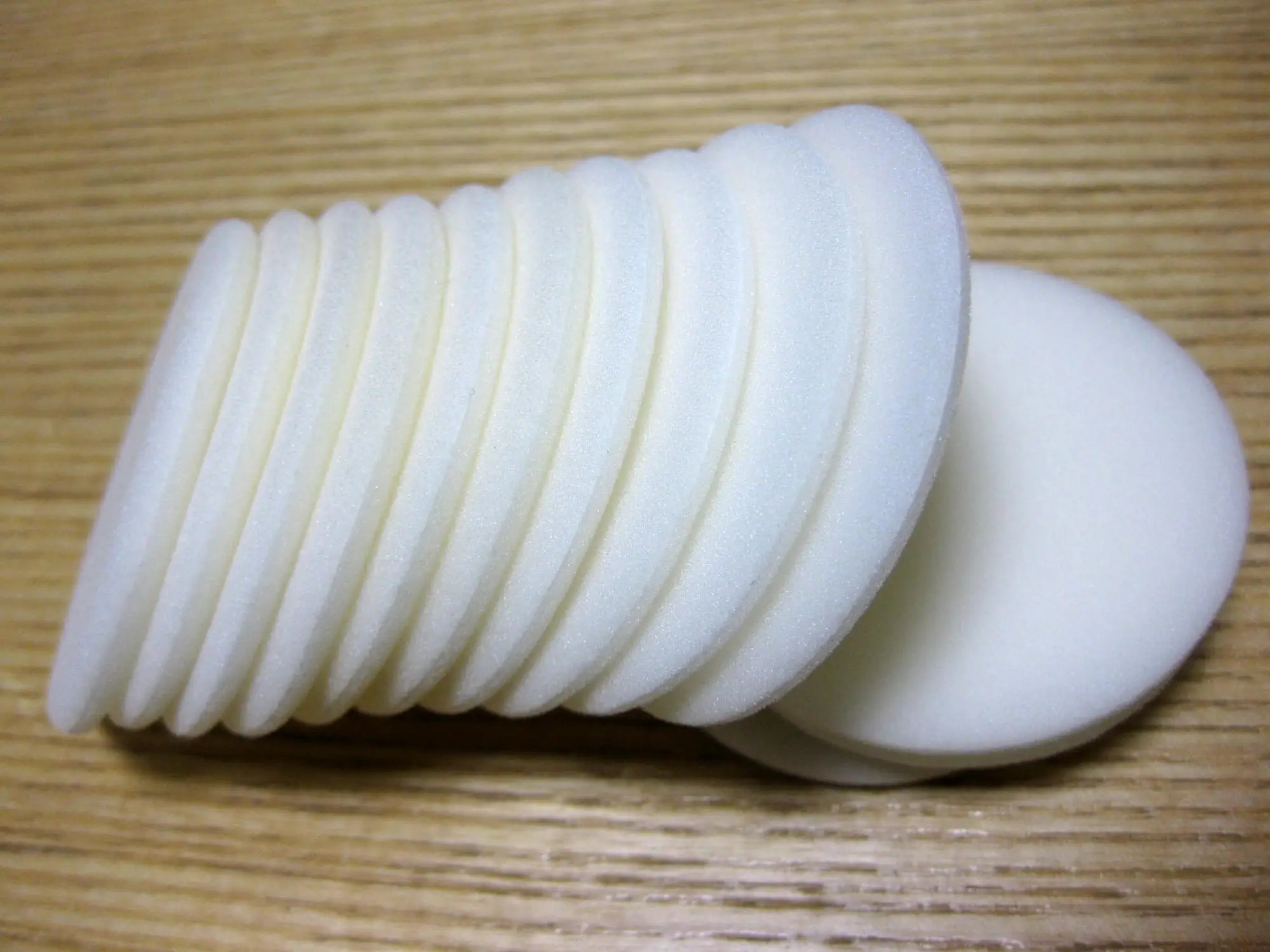 
Polyester latex-free cosmetic sponge edge sealing foam inner foam for BB powder puff basic materials for flocking powder puff 