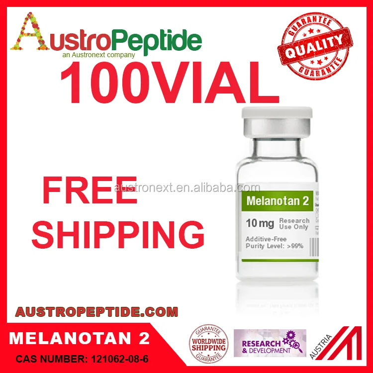 
China Supplier Peptide Melanotan Powder Melanotan2 10mg MT2 20mg PT-141 ipamorelin 5mg fragment 176-191 