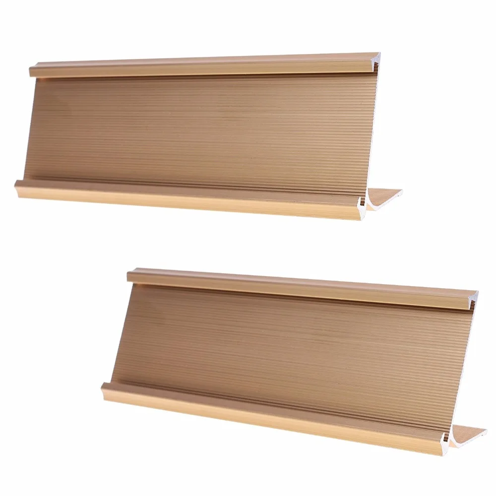 Office desk name plate , aluminum sign holder