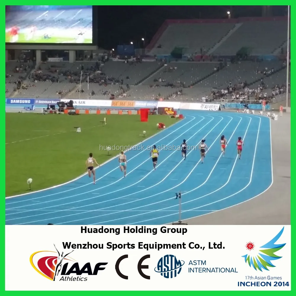 
Supplier Sports Flooring EPDM Rubber Floor Mats/ Rubber Running Track 