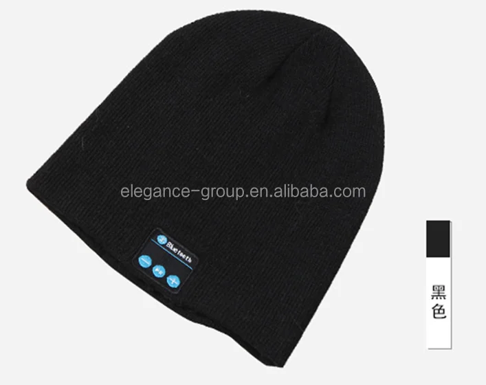 Factory Wholesale BT Colorful Knit Beanie Hat and Cap wireless Music Hat