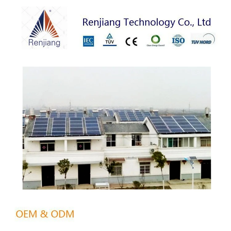 Residential Pitched tile roof solar panel 10 kw system