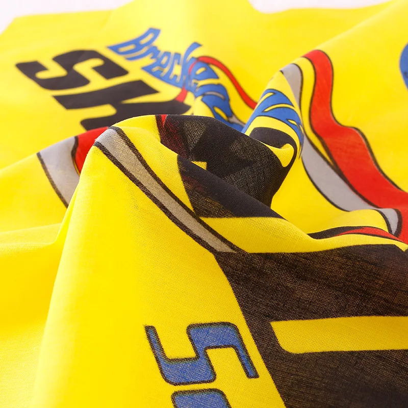 Custom print sports cotton square bandana