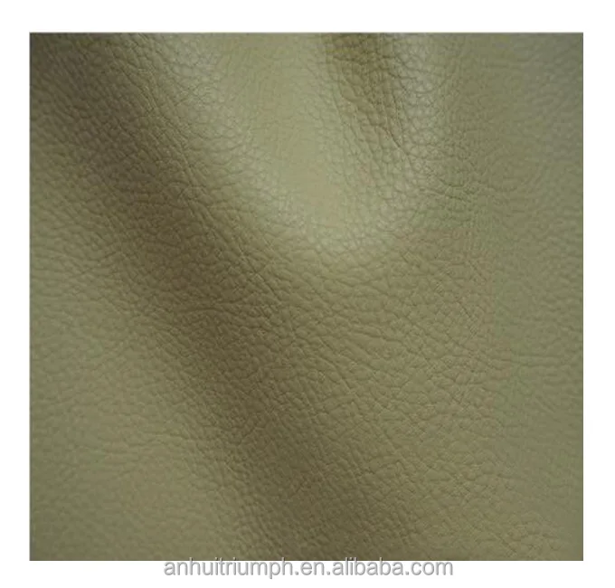 High quality artificial litchi grain PU leather for home textile