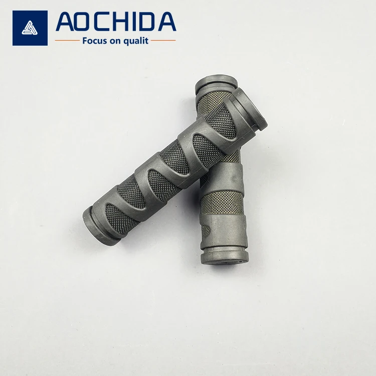 Bicycle rubber handle fashion flower factory direct supply quality superior 115mm