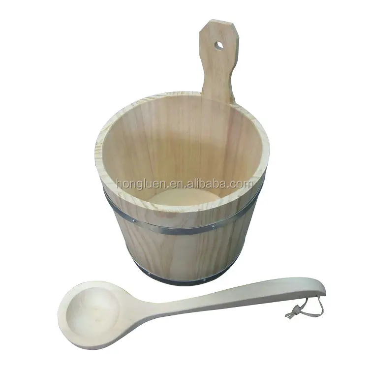 Заводская поставка, новый стиль, различная сауна, цельный кедровый ствол, деревянное ведро