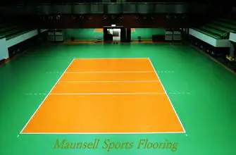 Portable Vinyl pvc plastic and rubber sports court floor for Indoor Tennis and Volleyball Sports Court