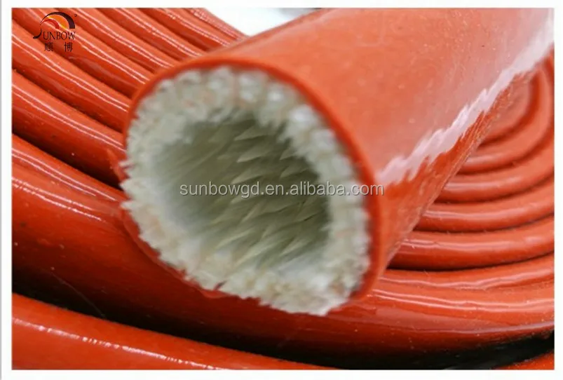 Silicone coated Fiberglass Sleeves pyrojacket fire sleeving