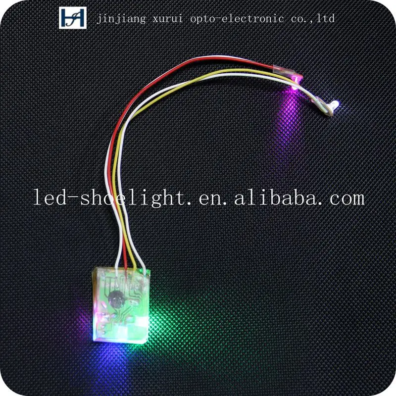 Factory Price Shoe Light Parts Colorful Waterproof Flashing Led Shoe Light