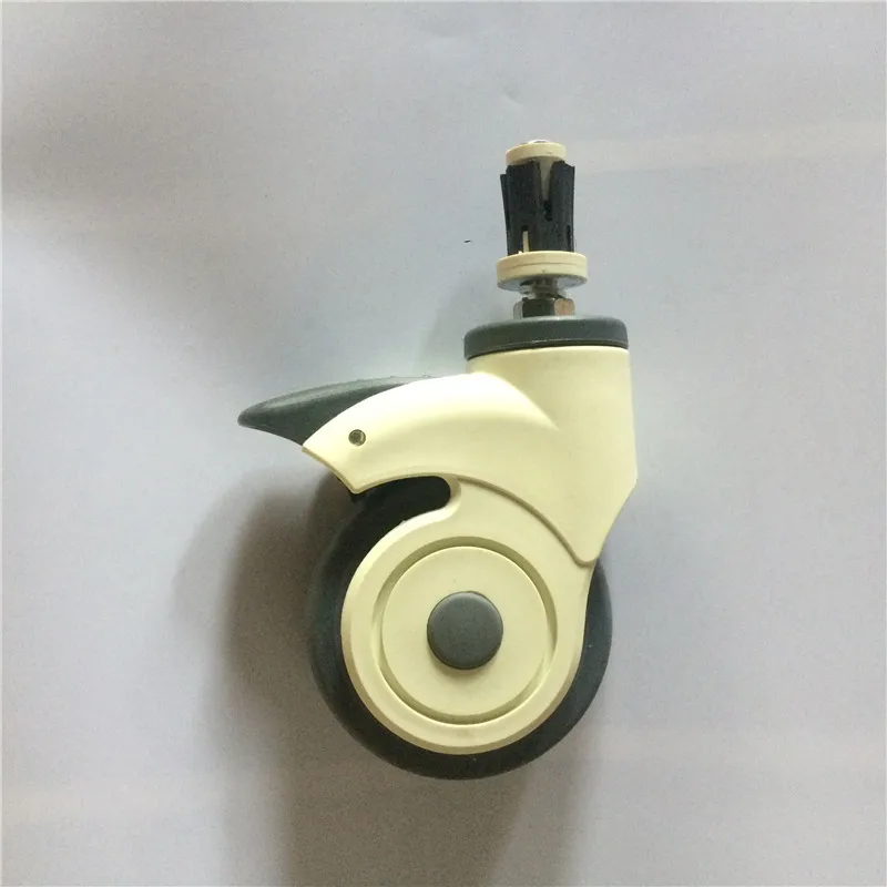 
plastic caster inserts mounting with plastic cover plastic wheel 