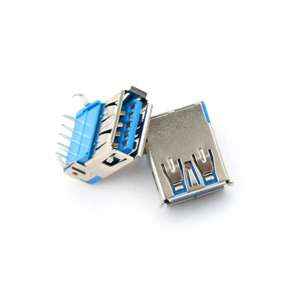 Free sample USB 3.0 Female Soldering Connector For PCB